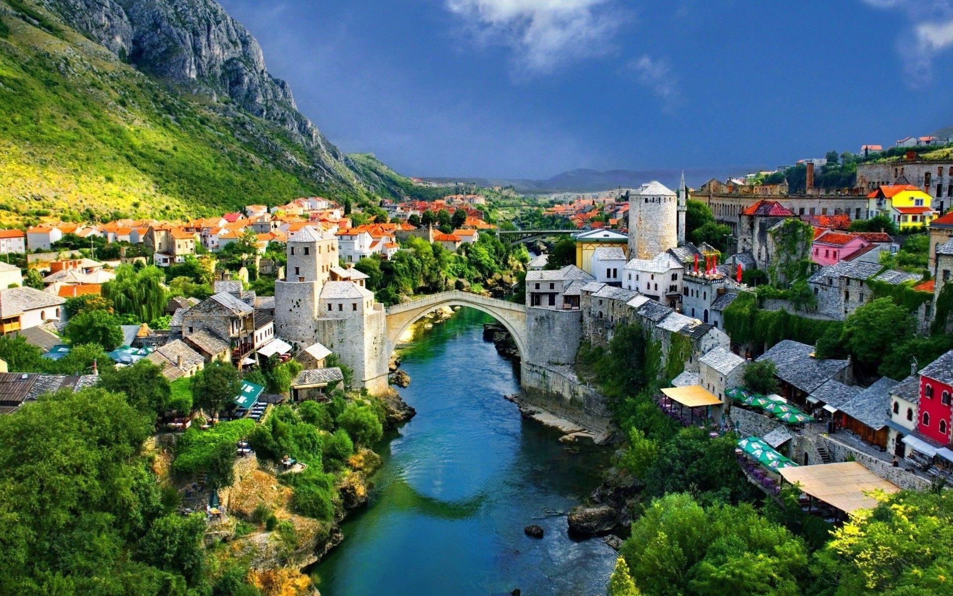 wp5031920-mostar-bosnia-herzegovina voyage croatie groupe pont village beauté-wallpapers