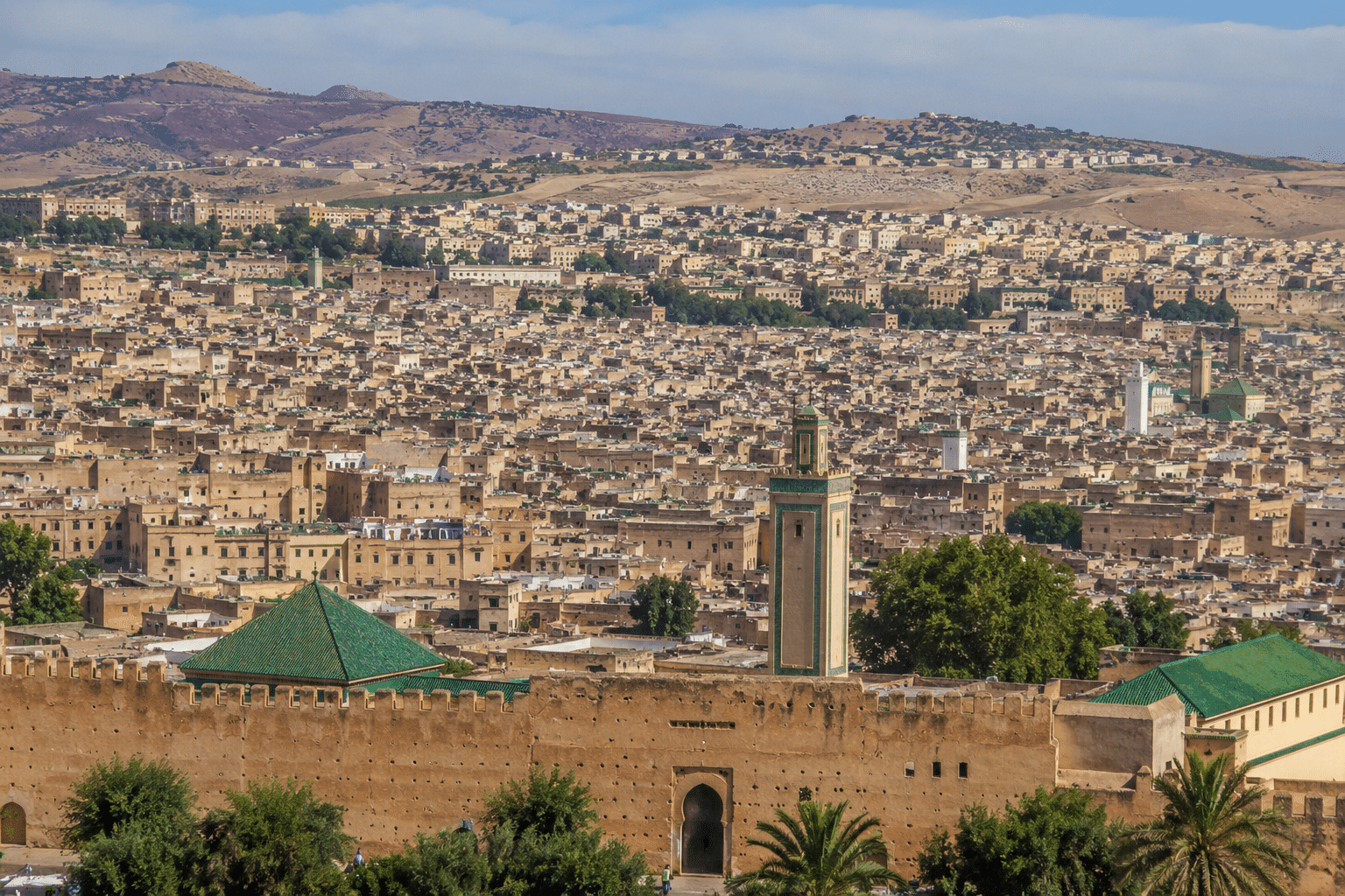 Cité sainte de Fès Voyages en groupe depuis la France pour visite du Maroc