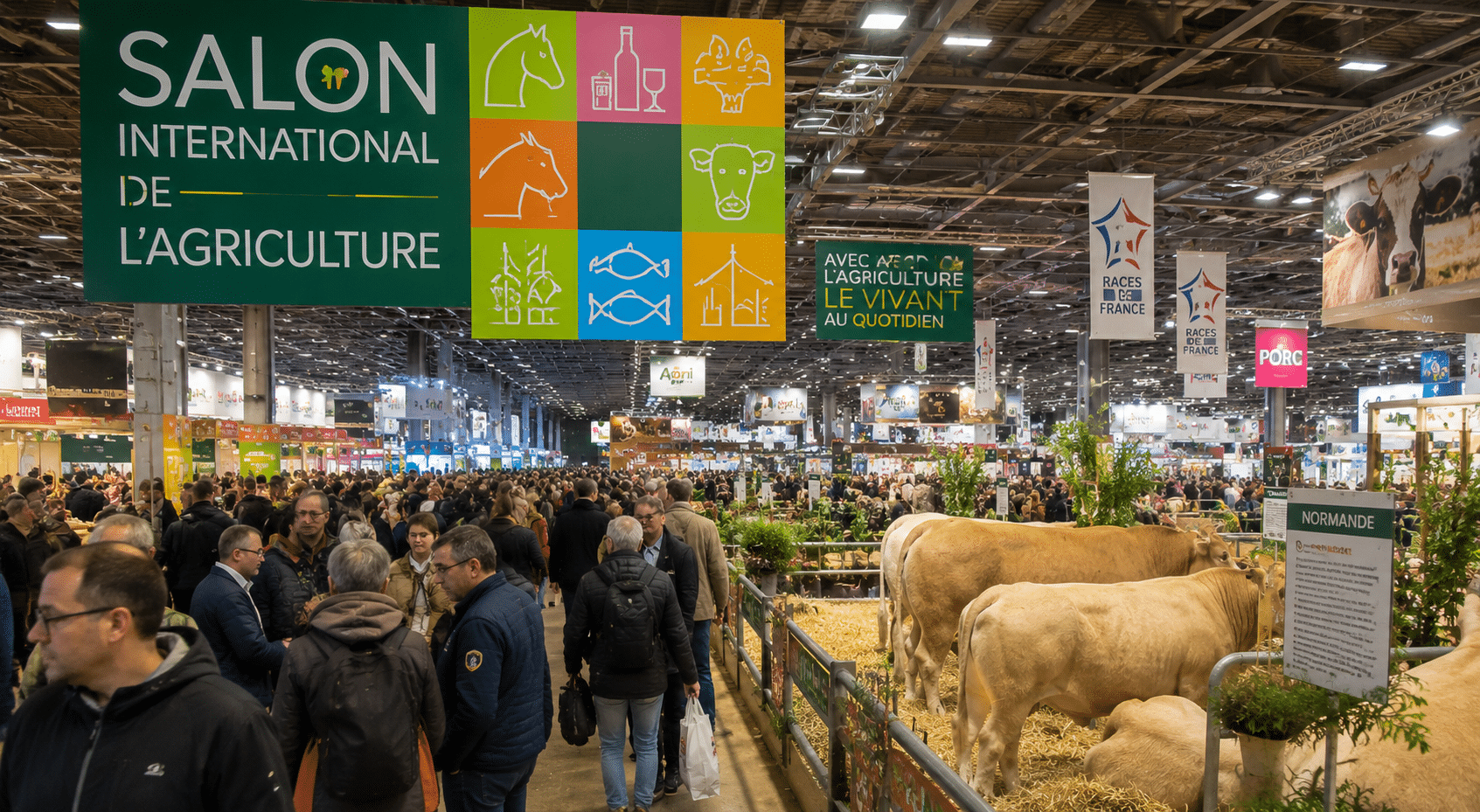 Le salon de l'agriculture à Paris pour 2027 au départ de lm'aveyron avec votre agence de voyage - LES VOYAGES FRANJEAU