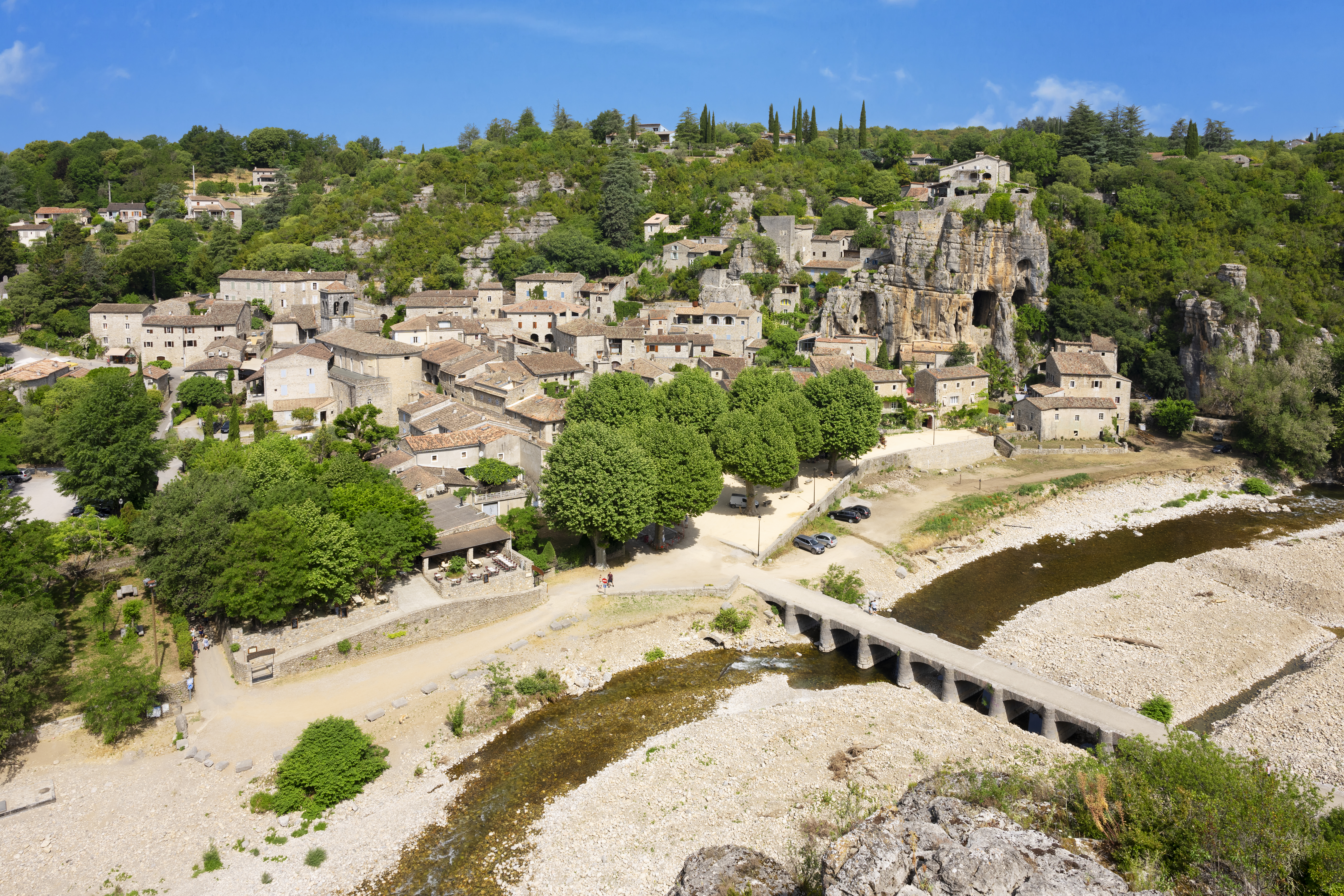 Labeaume, beautiful french village